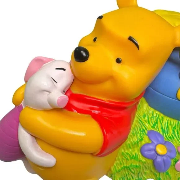 Vintage Winnie The Pooh & Tigger The Tiger PVC Set Of 2 Peggy Banks Room Décor - Picture 7 of 16